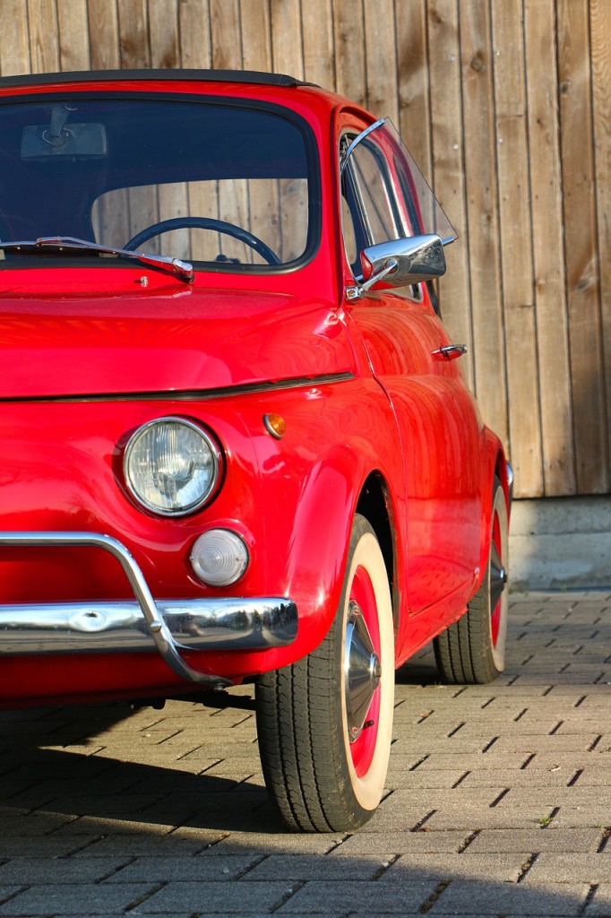 vehicle red fiat