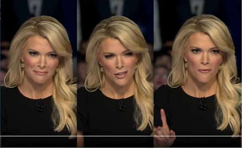 Megyn Kelly asks Donald Trump about women, during the first Republican Debate.