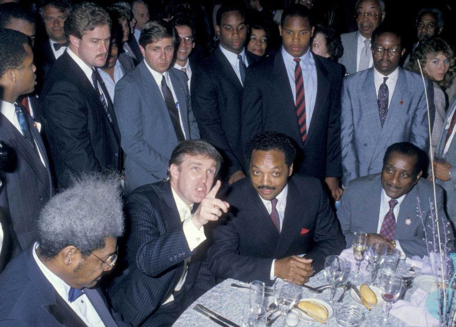 Image result for trump with sharpton